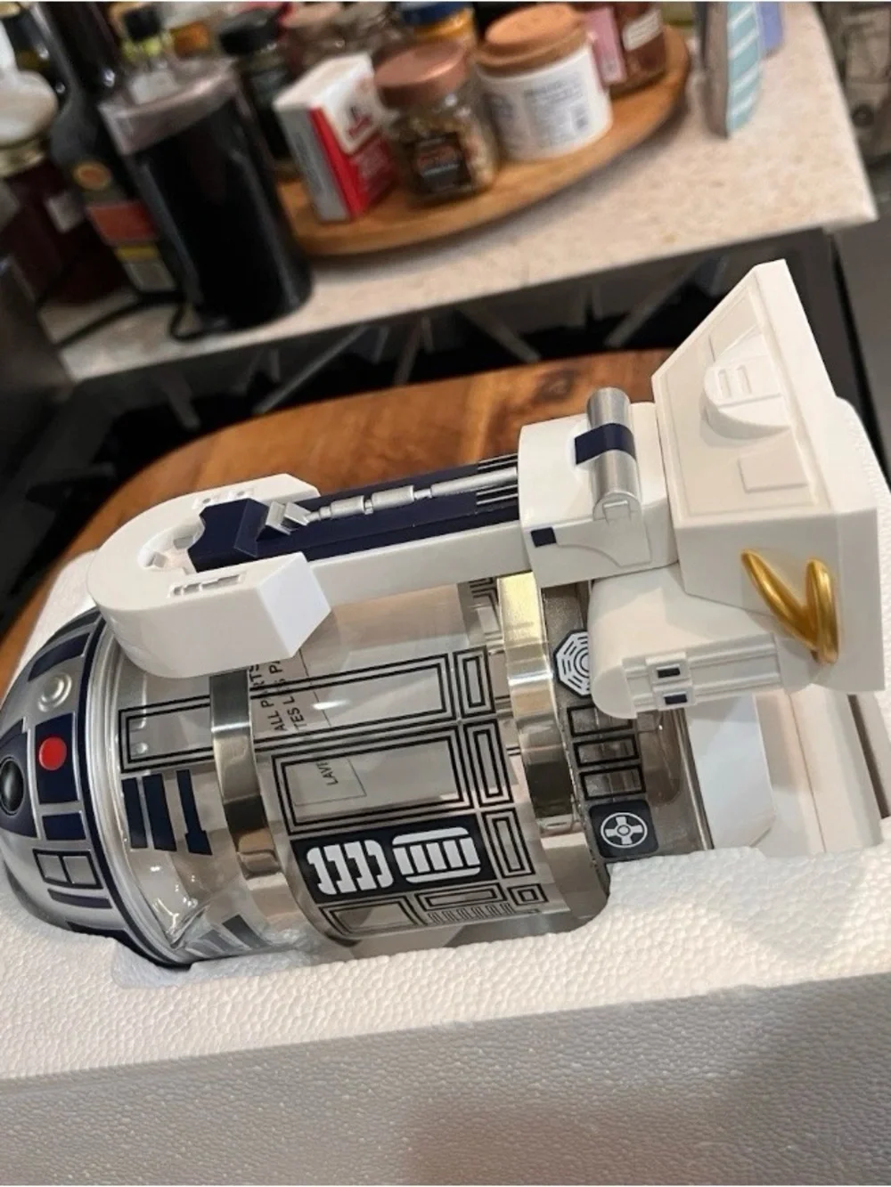 RARE-OUT-OF-PRODUCTION!! Star Wars R2-D2 French Press Coffee Maker